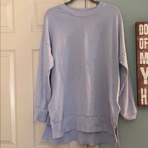 baby blue crew neck